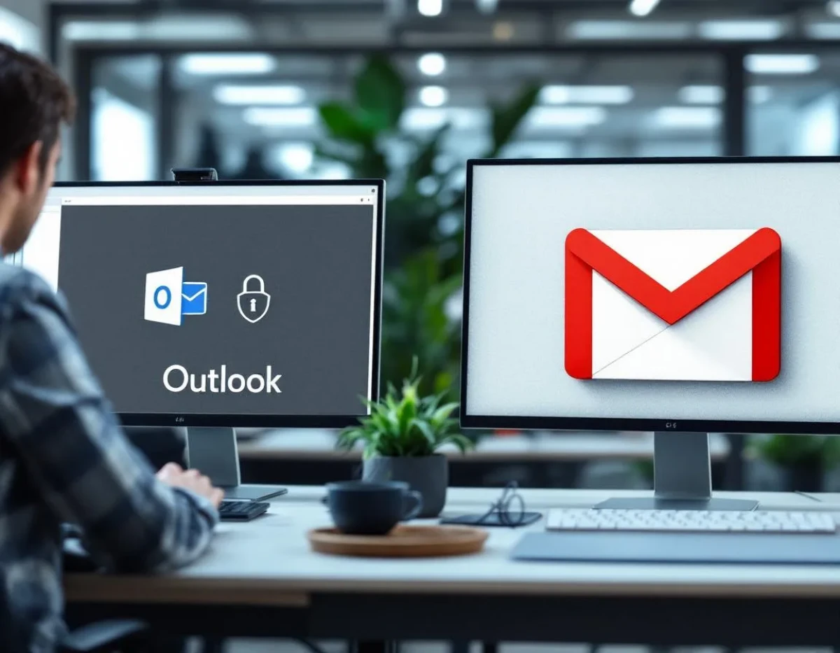 Sécurité des emails : Outlook vs Gmail, le duel des géants