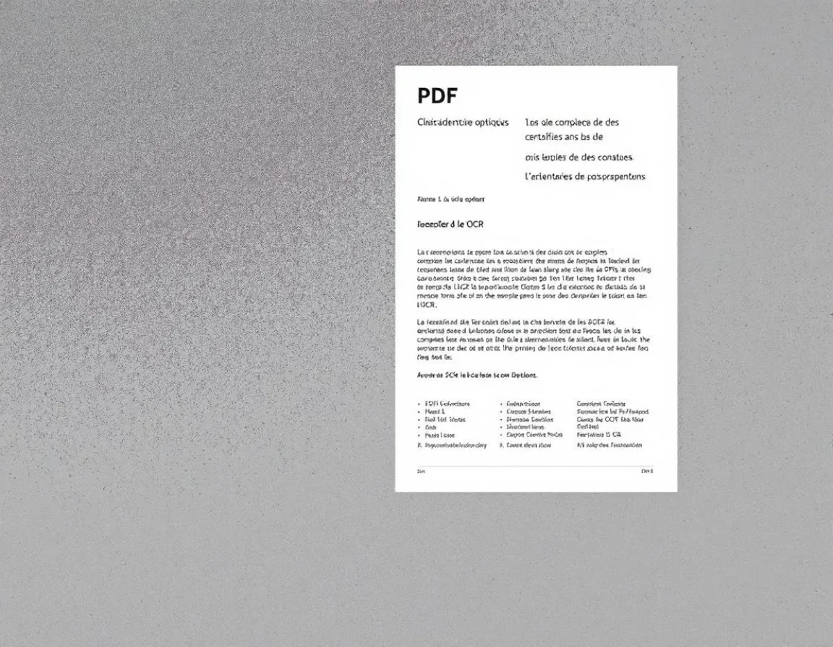 La reconnaissance optique de caractères dans les PDF : guide complet pour identifier et exploiter l'OCR